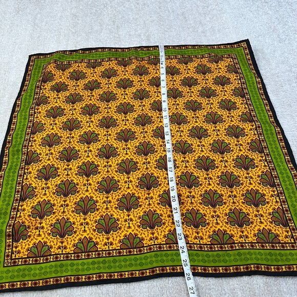 Vintage Echo Geometric Square Scarf - Picture 4 of 9